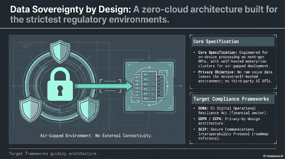 Data sovereignty and air-gapped deployment